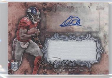 2014 Topps Inception - Autograph Jumbo Patch #IAJP-AW - Andre Williams
