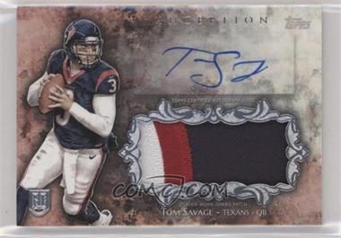 2014 Topps Inception - Autograph Jumbo Patch #IAJP-TJ - Tom Savage