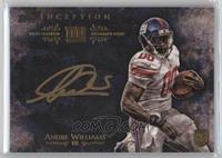 Andre Williams #/25