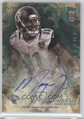 2014 Topps Inception - Rookie Autographs - Green #14 - Marqise Lee /99