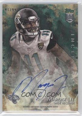 2014 Topps Inception - Rookie Autographs - Green #14 - Marqise Lee /99