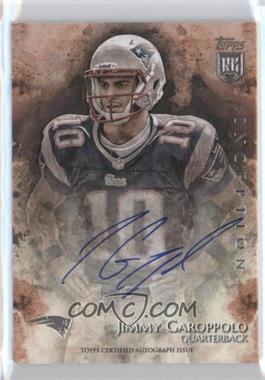 2014 Topps Inception - Rookie Autographs #18 - Jimmy Garoppolo