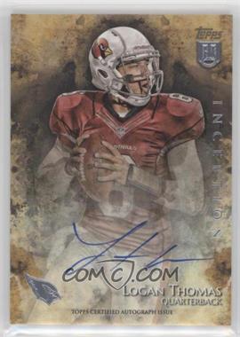 2014 Topps Inception - Rookie Autographs #39 - Logan Thomas