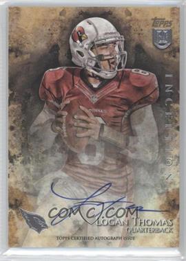 2014 Topps Inception - Rookie Autographs #39 - Logan Thomas