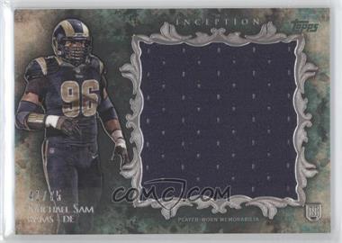 2014 Topps Inception - Rookie Jumbo Relics - Green #RJR-MS - Michael Sam /75