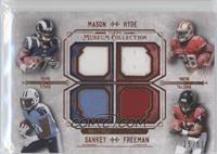 Tre Mason, Carlos Hyde, Bishop Sankey, Devonta Freeman #/50