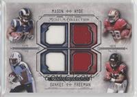 Tre Mason, Carlos Hyde, Bishop Sankey, Devonta Freeman #/99