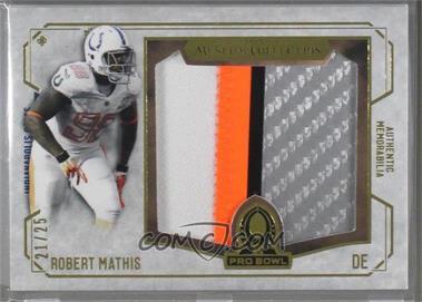 2014 Topps Museum Collection - Pro Bowl Jumbo Relics - Gold #PBJR-RM - Robert Mathis /25 [Noted]