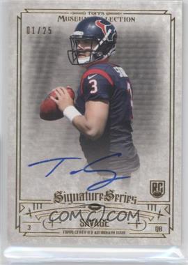 2014 Topps Museum Collection - Signature Series Autographs - Gold #SSA-TS - Tom Savage /25