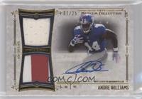 Andre Williams #/25