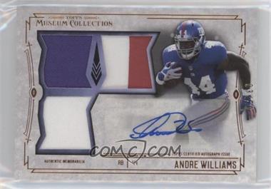 2014 Topps Museum Collection - Signature Swatches Autographed Triple Relics - Copper #SSTRA-AW - Andre Williams /50