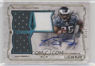 2014 Topps Museum Collection - Signature Swatches Autographed Triple Relics - Gold #SSTRA-LM - LeSean McCoy /25