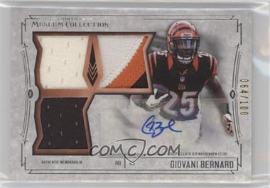 2014 Topps Museum Collection - Signature Swatches Autographed Triple Relics #SSTRA-GB - Giovani Bernard /100