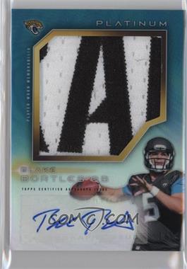 2014 Topps Platinum - Autograph Refractor Platinum Patch #ARPP-BB - Blake Bortles /5