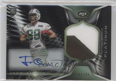 2014 Topps Platinum - Autograph Rookie Refractor Patch - Black #ARP-JA - Jace Amaro /125