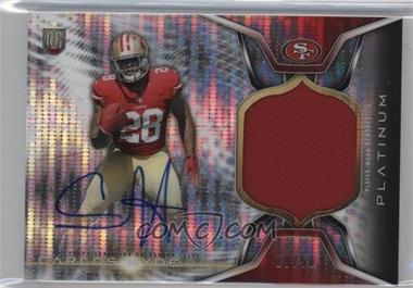 2014 Topps Platinum - Autograph Rookie Refractor Patch - Pulsar Refractor #ARP-CH - Carlos Hyde /50