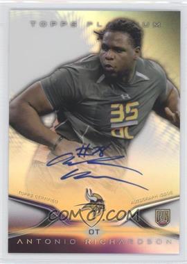 2014 Topps Platinum - Autograph Rookie Refractor #56 - Antonio Richardson