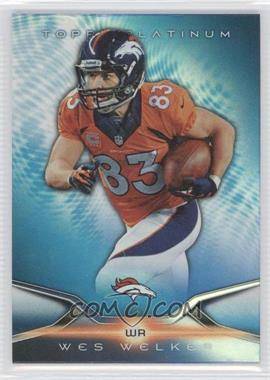 2014 Topps Platinum - [Base] - Blue #63 - Wes Welker