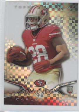 2014 Topps Platinum - [Base] - Rookies X-Fractor #127 - Carlos Hyde