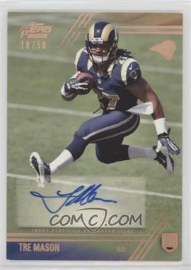 2014 Topps Prime - [Base] - Copper Rainbow Autographs #138.2 - Rookie Variation - Tre Mason /50