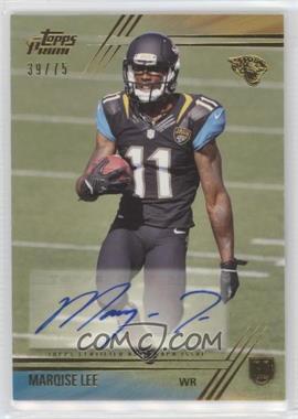 2014 Topps Prime - [Base] - Gold Autographs #115.2 - Rookie Variation - Marqise Lee /75