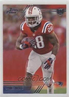 2014 Topps Prime - [Base] #126.1 - Rookie - James White (Ball in Right Hand)