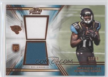 2014 Topps Prime - Dual Relics - Copper #DR-ML - Marqise Lee /99