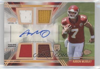 2014 Topps Prime - Level 5 Autographed Relic - Copper Rainbow #PV-AU - Aaron Murray /15