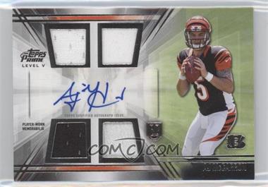 2014 Topps Prime - Level 5 Autographed Relic #PV-AM - AJ McCarron