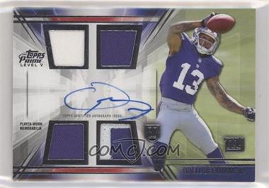 2014 Topps Prime - Level 5 Autographed Relic #PV-OB - Odell Beckham Jr.