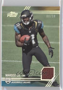 2014 Topps Prime - Prime Patches - Silver Rainbow Football #PP-ML - Marqise Lee /10