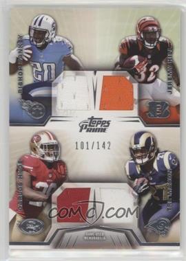 2014 Topps Prime - Quad Combo Relics #QCR-SHHM - Bishop Sankey, Jeremy Hill, Carlos Hyde, Tre Mason /142