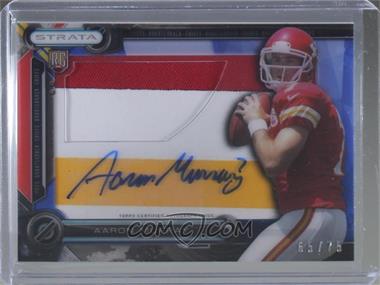 2014 Topps Strata - Clear Cut Autograph Rookie Relics - Sapphire Patch #CCAR-AMU - Aaron Murray /75 [EX to NM]