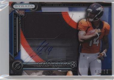 2014 Topps Strata - Clear Cut Autograph Rookie Relics - Sapphire Patch #CCAR-CL - Cody Latimer /75