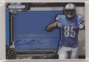 2014 Topps Strata - Clear Cut Autograph Rookie Relics #CCAR-EE - Eric Ebron [EX to NM]