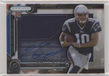 2014 Topps Strata - Clear Cut Autograph Rookie Relics #CCAR-JG - Jimmy Garoppolo