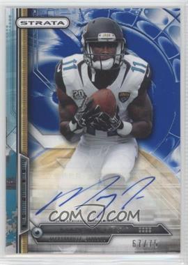 2014 Topps Strata - Rookie Autographs - Sapphire #187 - Marqise Lee /75