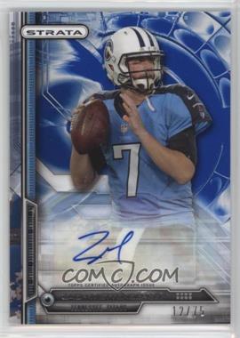 2014 Topps Strata - Rookie Autographs - Sapphire #190 - Zach Mettenberger /75