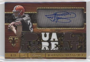 2014 Topps Triple Threads - Autographed Relics - Gold #TTAR-JM - Johnny Manziel /9