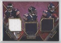 Alshon Jeffery, Ka'Deem Carey, Matt Forte #/27