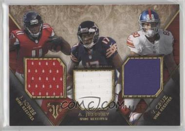 2014 Topps Triple Threads - Relic Trios #TTRT-14 - Julio Jones, Victor Cruz, Alshon Jeffery /36