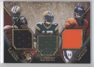 2014 Topps Triple Threads - Relic Trios #TTRT-28 - Brandin Cooks, Davante Adams, Cody Latimer /36