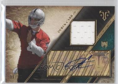 2014 Topps Triple Threads - Rookie Autographed Relics - Emerald #TTRAR-25 - Derek Carr /50