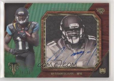 2014 Topps Triple Threads - Transparencies Autographs - Emerald #TTT-ML - Marqise Lee /30 [Noted]