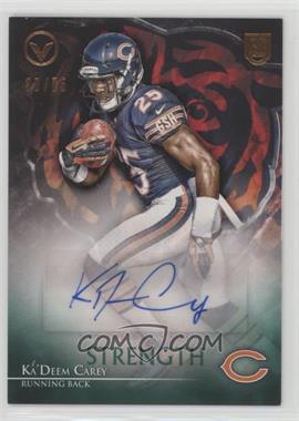 2014 Topps Valor - Autographs - Strength #VA-KC - Ka'Deem Carey /75