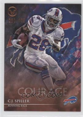 2014 Topps Valor - [Base] - Courage #109 - C.J. Spiller /399