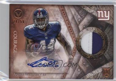 2014 Topps Valor - Shield of Honor Patch Autograph - Courage #SOH-AW - Andre Williams /50