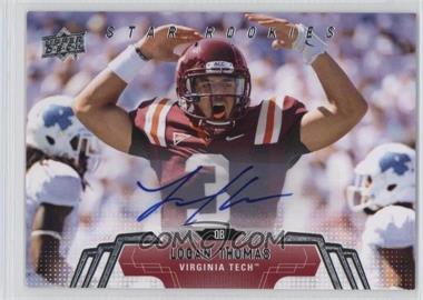 2014 Upper Deck - [Base] - Autographs #74 - Star Rookies - Logan Thomas