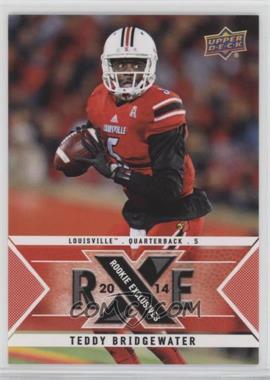 2014 Upper Deck - Blaster Bonus Rookie Exclusives #RE-3 - Teddy Bridgewater