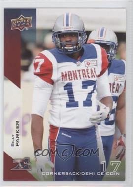 2014 Upper Deck CFL - [Base] #127 - Billy Parker